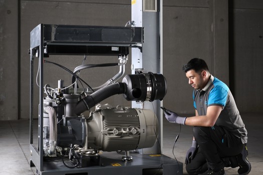 Atlas Copco now offers a vibration analysis service for industrial air compressors