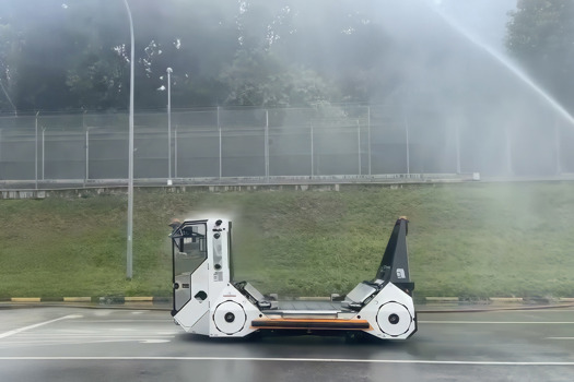 Design modifications and a new ‘rainwater’ algorithm has helped the Auto-DollyTug pass intense weather tests 