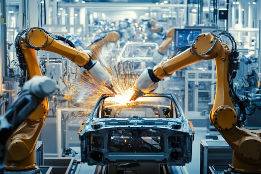 The automotive sector leads UK manufacturing in AI adoption, with an approximately 60 per cent implementation rate, new research has found