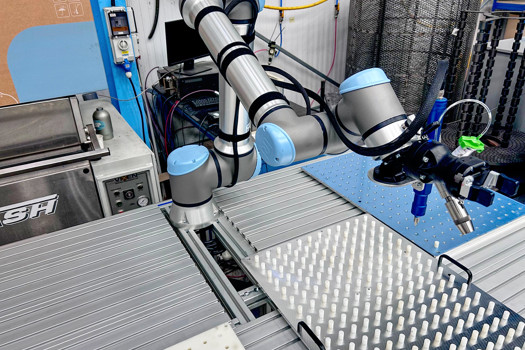 Wallwork Group has introduced a UR Cobot to its vacuum braze line in Cambridge