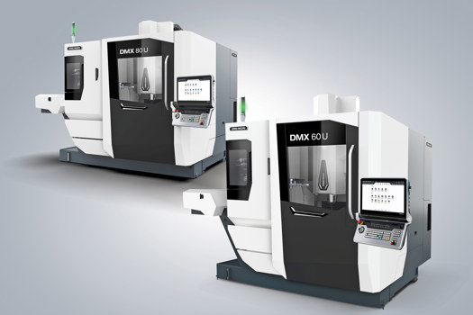 DMG MORI has developed the DMX 60 U and DMX 80 U for 5-sided machining of complex workpieces weighing up to 300 kg and 350 kg respectively