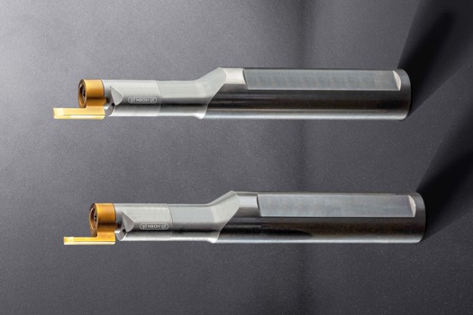 Face grooving to a depth of up to 10 mm is possible with the new Mini 114 system from Paul Horn