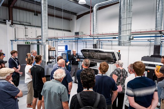Visitors could see Midlands 3D's latest technology at its new facility in Stone, UK