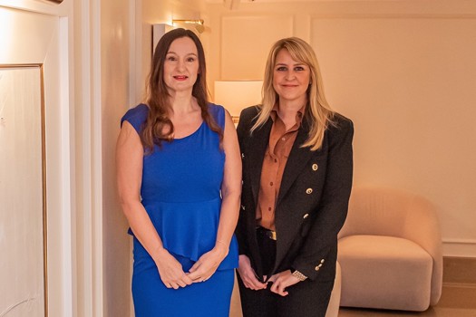 (L-R) Geraldine Bolton, CEO of the CBM with Laura Capper, NatWest