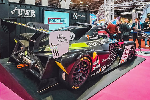 UWR's Revolution 500 EVO racecar, launched in conjunction with British manufacturer Revolution Race Cars at the Autosport International motorsport show