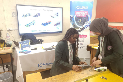 In-Comm Training will deliver STEM workshops, apprenticeship taster days, pre-apprenticeship courses, and an F1 in Schools programme 