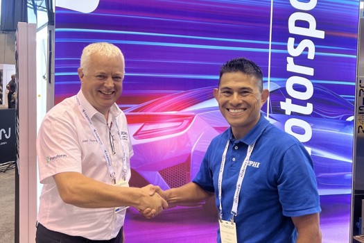 (L-R) Alan Pickering, Joint Managing Director at Unison Ltd, with Anthony D. Morrow, President of PHI