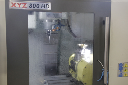 XYZ 800 HD Fitted With Nikken Tilt Rotary Table And Renishaw Probes