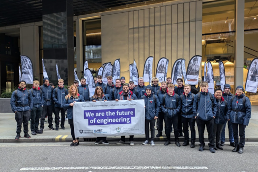 Over 30 apprentices and staff members from the AMRC Training Centre joined the Lord Mayor's 2024 Show