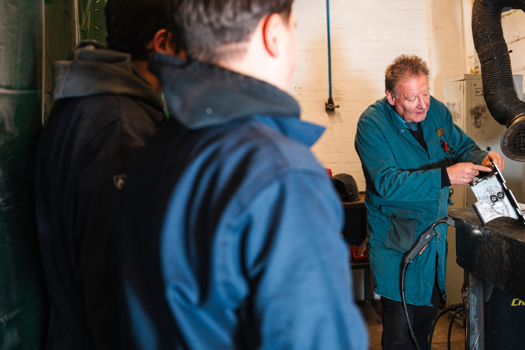 Grenville currently has seven apprentices working at the company, through the North Staffs Engineering Group (NSEG)