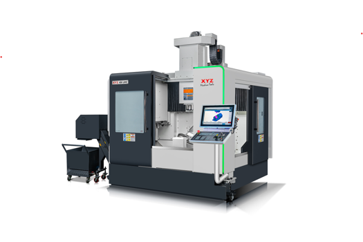 The XYZ 400 UMC aims to reduce set-up costs and offers the opportunity to be upscaled to perform 5 axis simultaneous machining